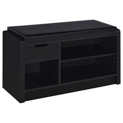 Tampa Furniture Outlet - Coaster - Arrington Storage Bench Black - 910323
