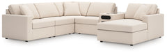 Tampa Furniture Outlet Lutz - Ashley Furniture - Modmax 6-Piece Sectional with Audio System and Chaise - RAF 6-Piece Sectional with Audio System and Chaise - 92103S51