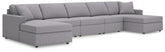 Tampa Furniture Outlet Lutz - Ashley Furniture - Modmax 5-Piece Double Chaise Sectional - 5-Piece Double Chaise Sectional - 92104S125