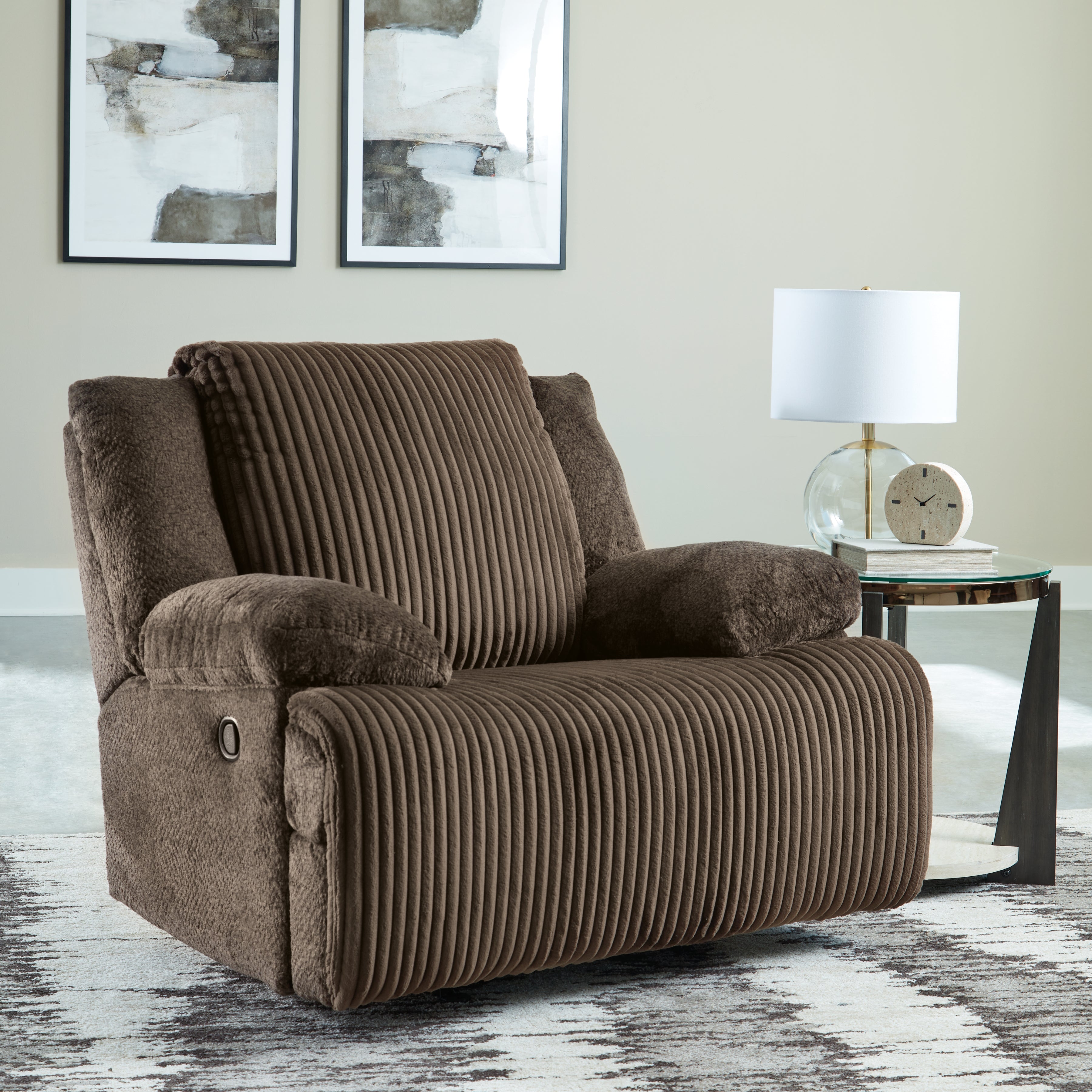 Tampa Furniture Outlet Lutz - Ashley Furniture - Top Tier Living Room - Rocker Recliner / Chocolate - 9270525