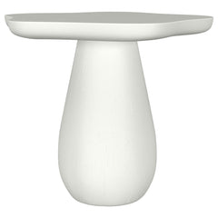 Tampa Furniture Outlet - Coaster - Perth 17-inch Side Table with Cloud-Shaped Top Off White - 930615