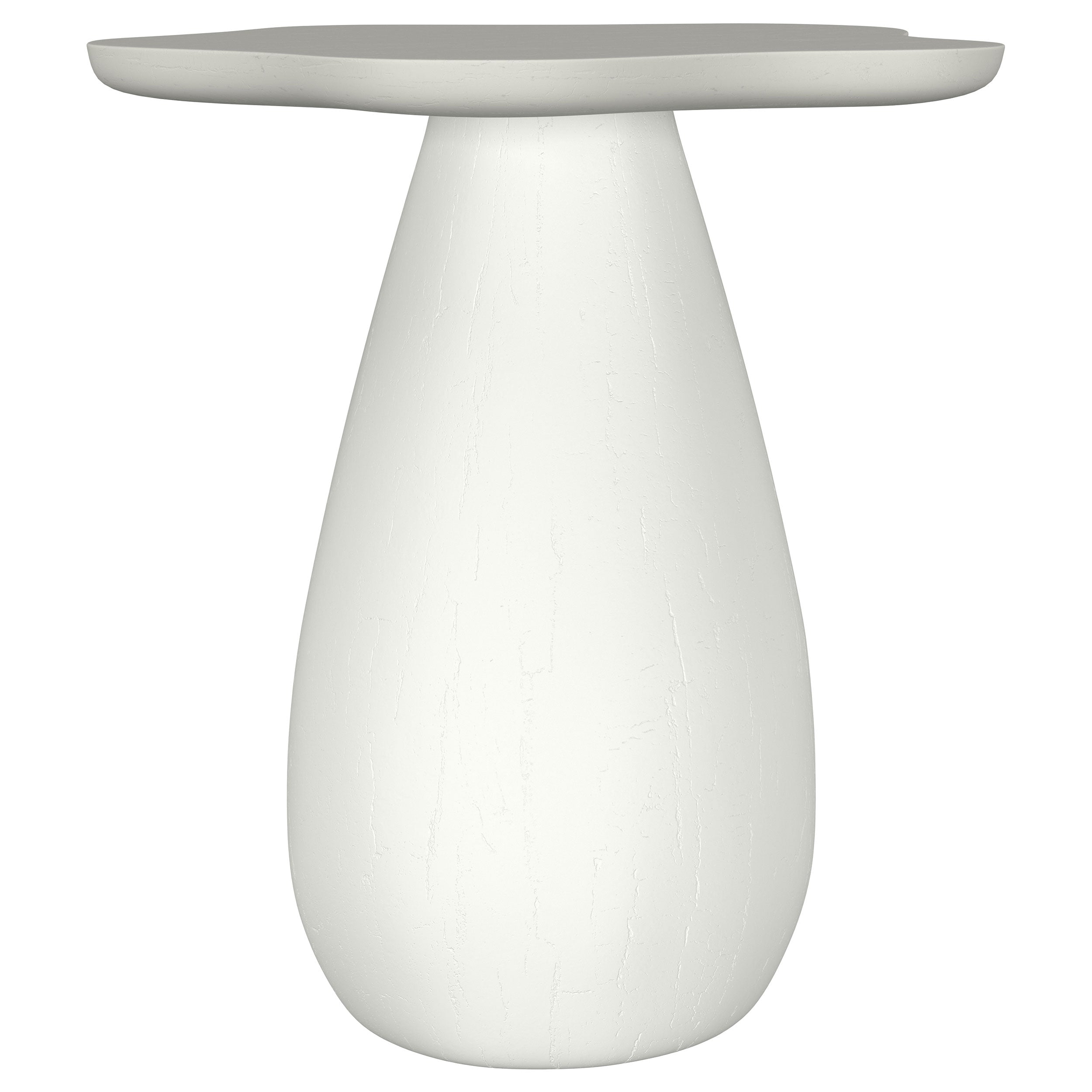 Tampa Furniture Outlet - Coaster - Perth 20-inch Side Table with Cloud-Shaped Top Off White - 930616
