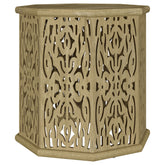 Tampa Furniture Outlet - Coaster - Torres Octagonal Solid Mango Wood Side Table Natural Brown - 931148