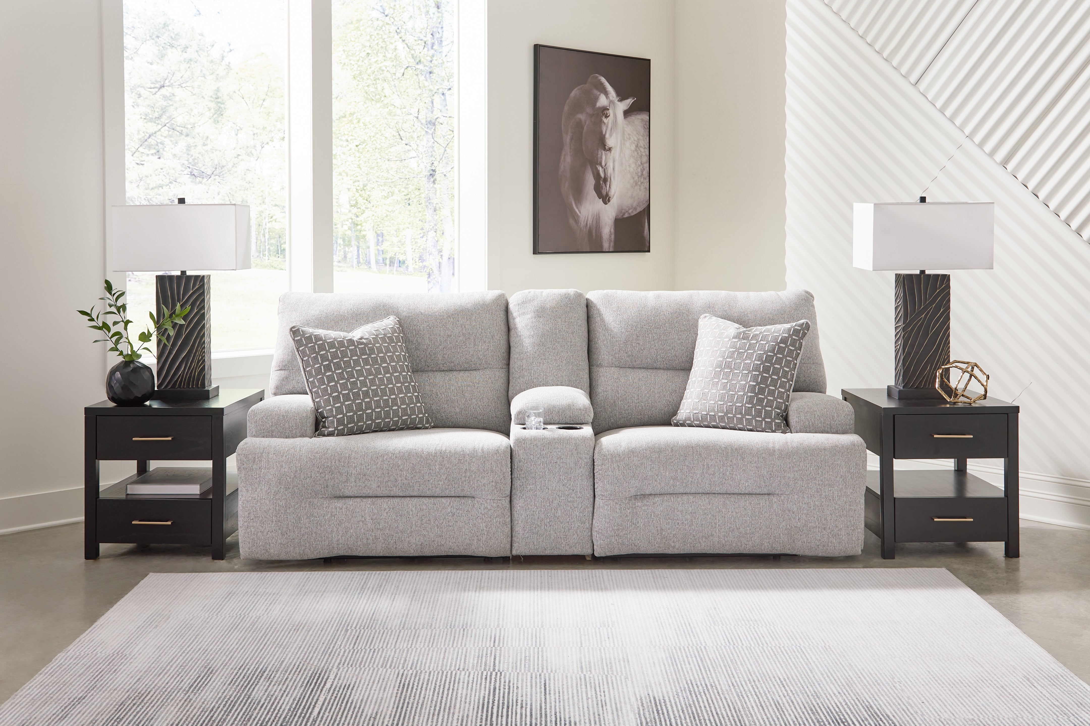 Tampa Furniture Outlet Lutz - Ashley Furniture - Acklen Place 3-Piece Sectional - 3-Piece Sectional - 93605S10