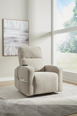 Tampa Furniture Outlet Lutz - Ashley Furniture - Starganza Living Room - Power Lift Recliner / Smoke - 9370512