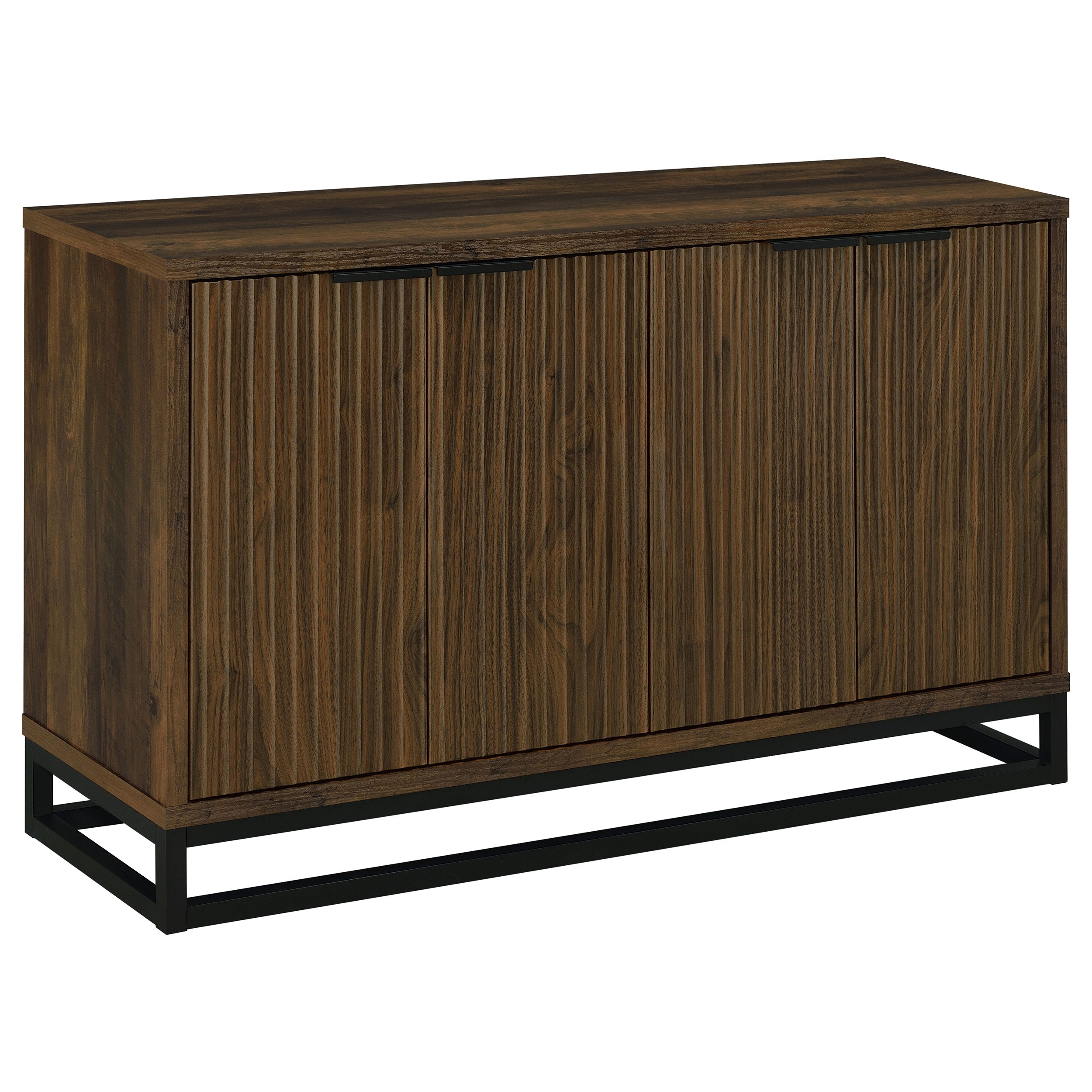 Tampa Furniture Outlet - Coaster - Ryatt 4-door Engineered Wood Accent Cabinet Dark Pine - 950393
