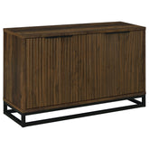 Tampa Furniture Outlet - Coaster - Ryatt 4-door Engineered Wood Accent Cabinet Dark Pine - 950393