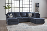 Tampa Furniture Outlet Lutz - Ashley Furniture - Albar Place Sectional - LAF 2-Piece Sectional / Cobalt - 95302S1