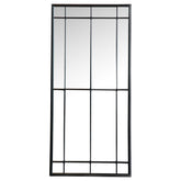 Tampa Furniture Outlet - Coaster - Annetta 24 x 52 Inch Window Pane Wall Mirror Black - 962913