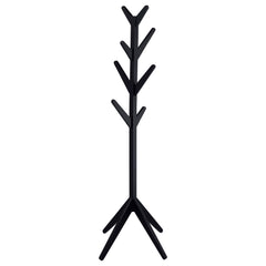 Tampa Furniture Outlet - Coaster - Margaret Solid Wood Coat Rack Clothing Hanger Black - 983272