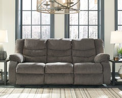 Tampa Furniture Outlet Lutz - Ashley Furniture - Tulen Living Room - Reclining Sofa / Gray - 9860688