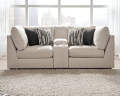 Tampa Furniture Outlet Lutz - Ashley Furniture - Kellway Sectional - 3-Piece Sectional Loveseat / Bisque - 98707S8