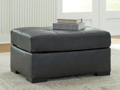 Tampa Furniture Outlet Lutz - Ashley Furniture - Brindley Pier Living Room - Oversized Accent Ottoman / Fog - 9950308