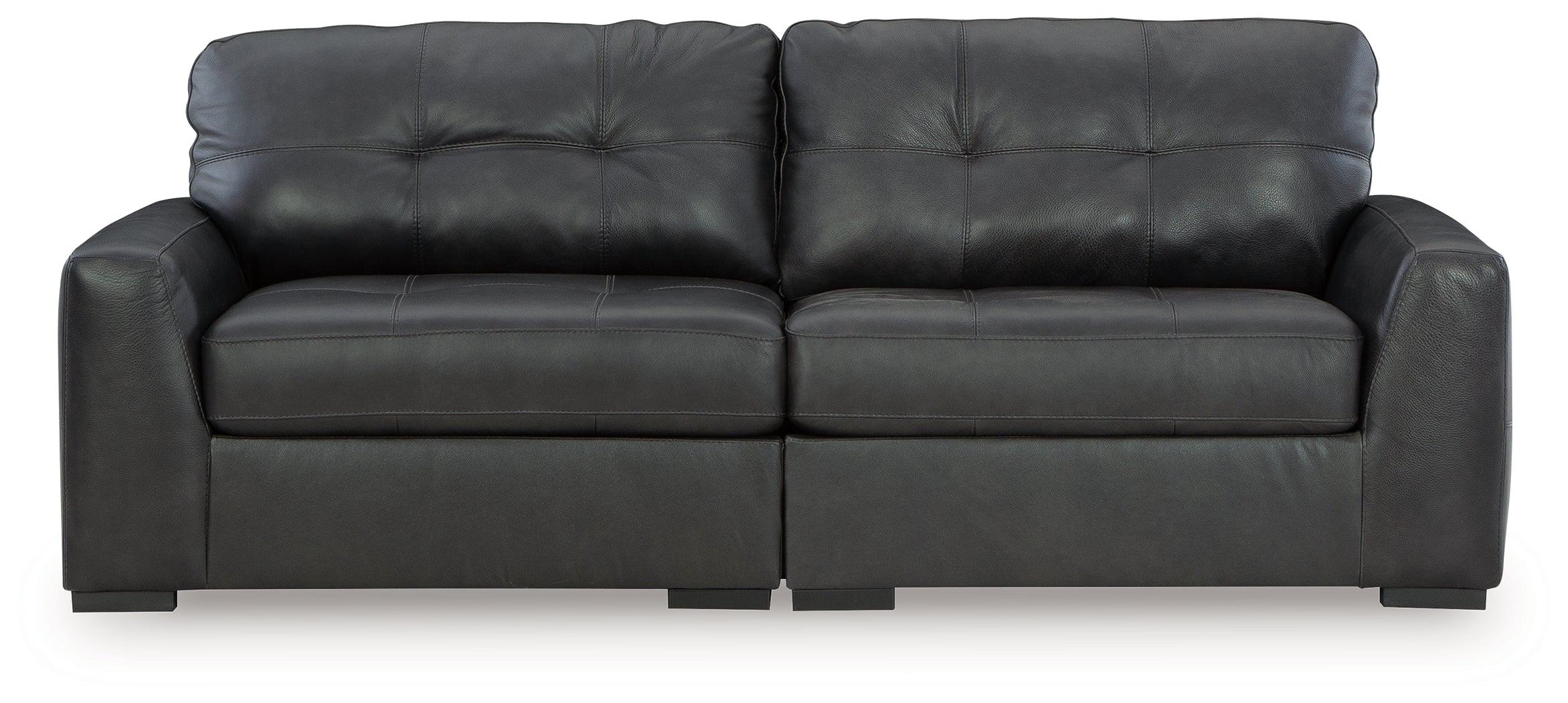 Tampa Furniture Outlet Lutz - Ashley Furniture - Brindley Pier Sectional - RAF 2-Piece Sectional Loveseat / Fog - 99503S1