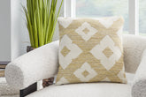 Tampa Furniture Outlet Lutz - Ashley Furniture - Brockner Next-Gen Nuvella Pillows - Pillow (4/CS) / Brown/Yellow - A1900009
