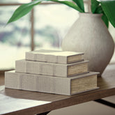 Tampa Furniture Outlet Lutz - Ashley Furniture - Jolina Box (Set of 3) - Box Set (3/CN) / Linen - A2000486