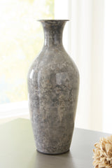 Tampa Furniture Outlet Lutz - Ashley Furniture - Brockwich Vase - Vase / Antique Gray - A2000587