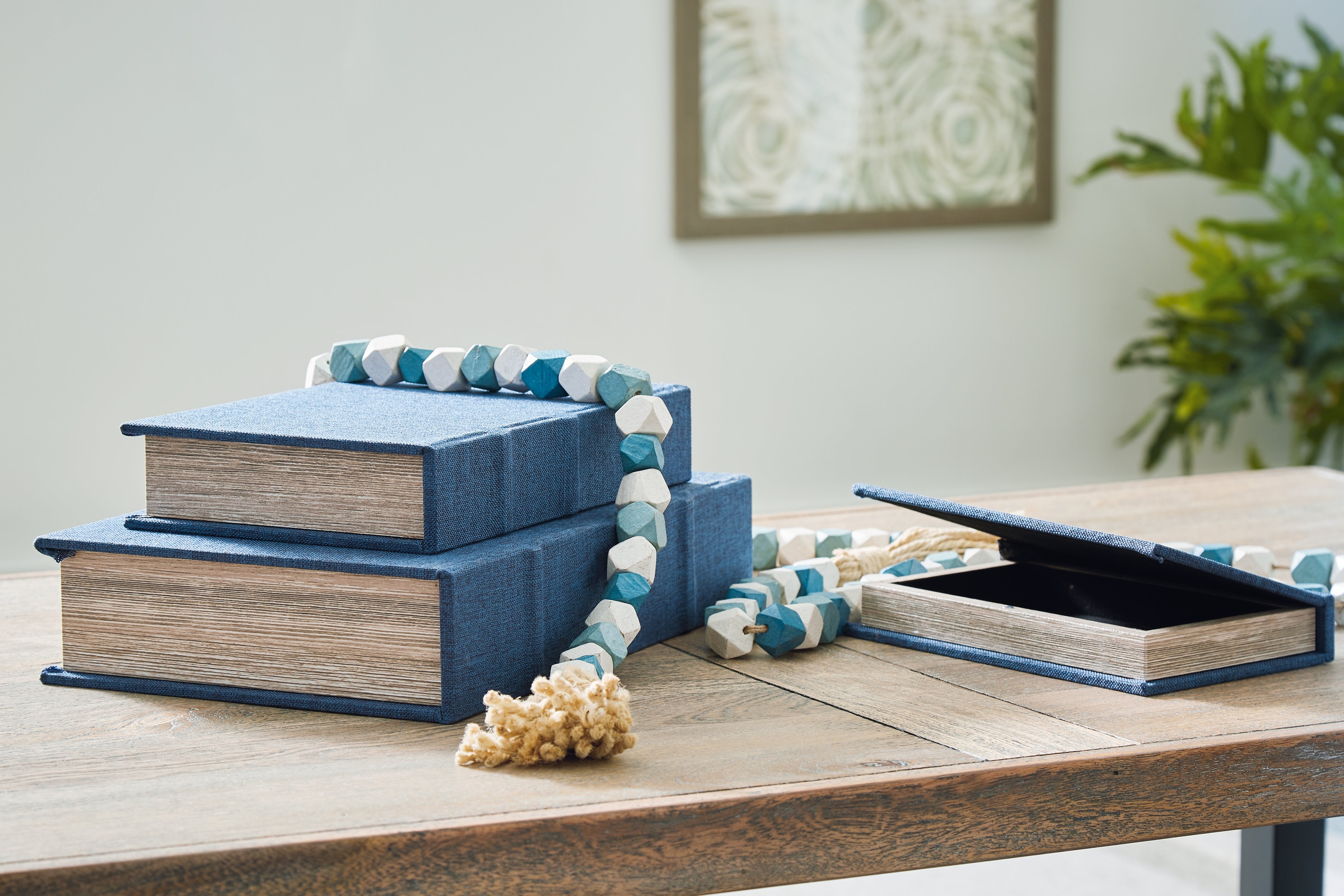 Tampa Furniture Outlet Lutz - Ashley Furniture - Jolina Box Set (set of 3) - Box Set (3/CN) / Blue - A2000617