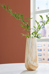 Tampa Furniture Outlet Lutz - Ashley Furniture - Cammen Vase - Vase / Tan/White - A2000647