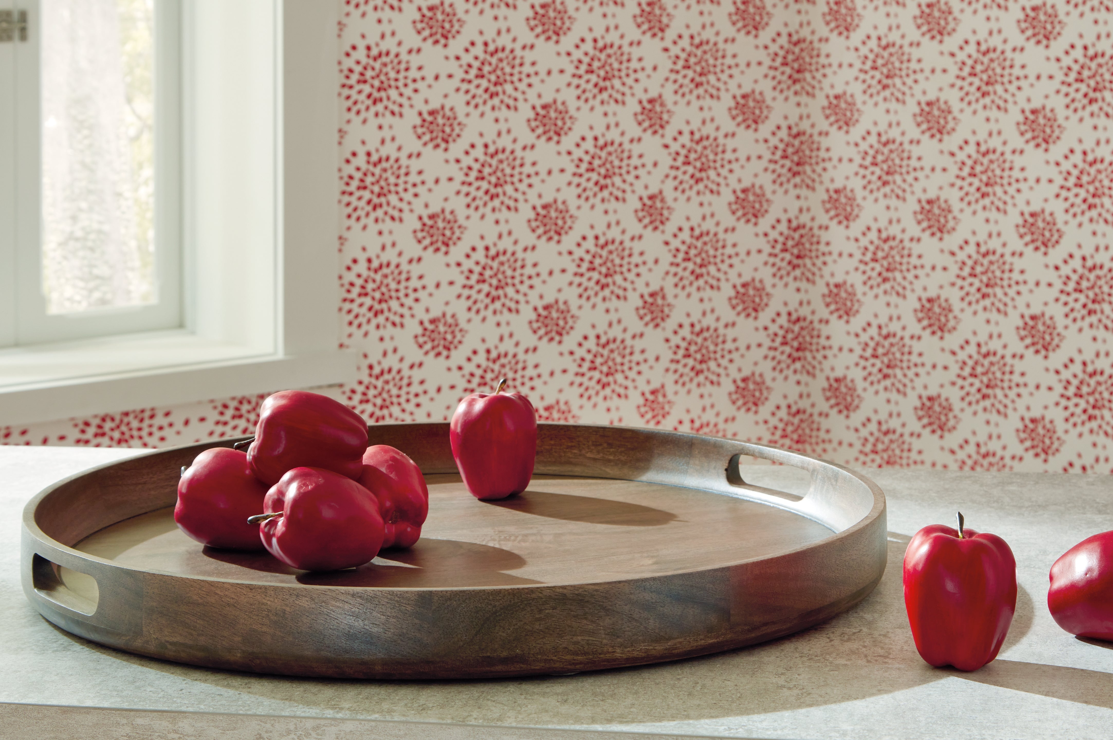 Tampa Furniture Outlet Lutz - Ashley Furniture - Webbworth Tray - Tray / Gray Brown - A2000675