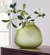 Tampa Furniture Outlet Lutz - Ashley Furniture - Scottyard Vase - Vase / Olive Green - A2900007