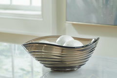 Tampa Furniture Outlet Lutz - Ashley Furniture - Solariston Bowl - Bowl / Gray/Brown - A2900016
