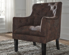 Tampa Furniture Outlet Lutz - Ashley Furniture - Drakelle Accent Chair - Accent Chair / Mahogany - A3000051
