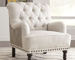 Tampa Furniture Outlet Lutz - Ashley Furniture - Tartonelle Accent Chair - Accent Chair / Ivory/Taupe - A3000053