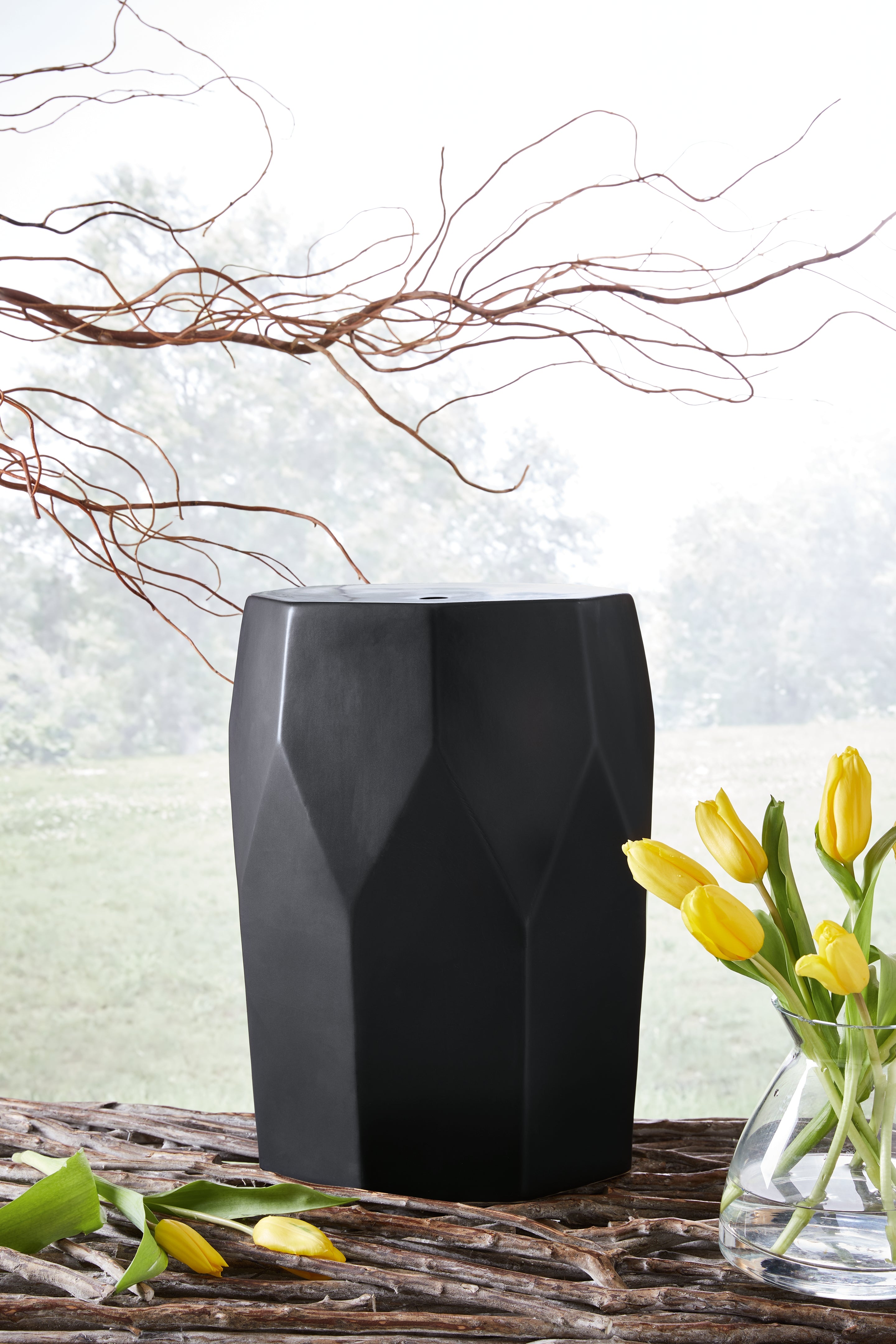 Tampa Furniture Outlet Lutz - Ashley Furniture - Rhysworth Stool - Stool / Black - A3000632