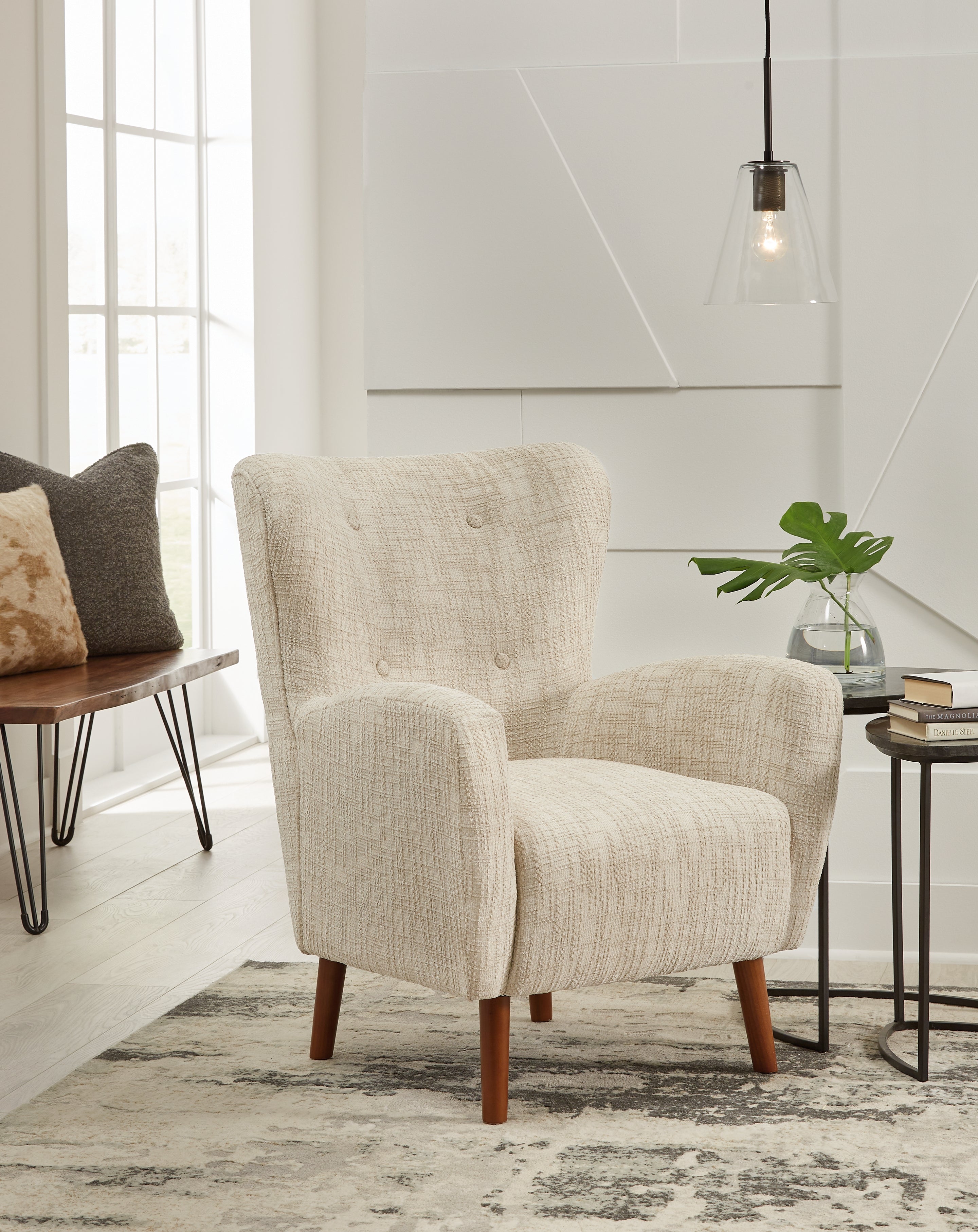 Tampa Furniture Outlet Lutz - Ashley Furniture - Jemison Next-Gen Nuvella Accent Chair - Accent Chair / Dune - A3000638