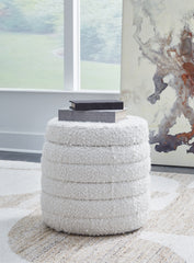 Tampa Furniture Outlet Lutz - Ashley Furniture - Duntler Living Room - Storage Ottoman / Ivory - A3000678