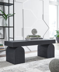 Tampa Furniture Outlet Lutz - Ashley Furniture - Holgrove Accent Bench - Accent Bench / Black / 50"W x 16"D x 18"H - A3000683