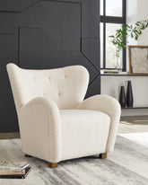 Tampa Furniture Outlet Lutz - Ashley Furniture - Larbell Accent Chair - Accent Chair / Ecru - A3000709