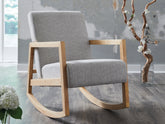 Tampa Furniture Outlet Lutz - Ashley Furniture - Wychworth Accent Chair - Accent Chair / Gray/Natural - A3000745