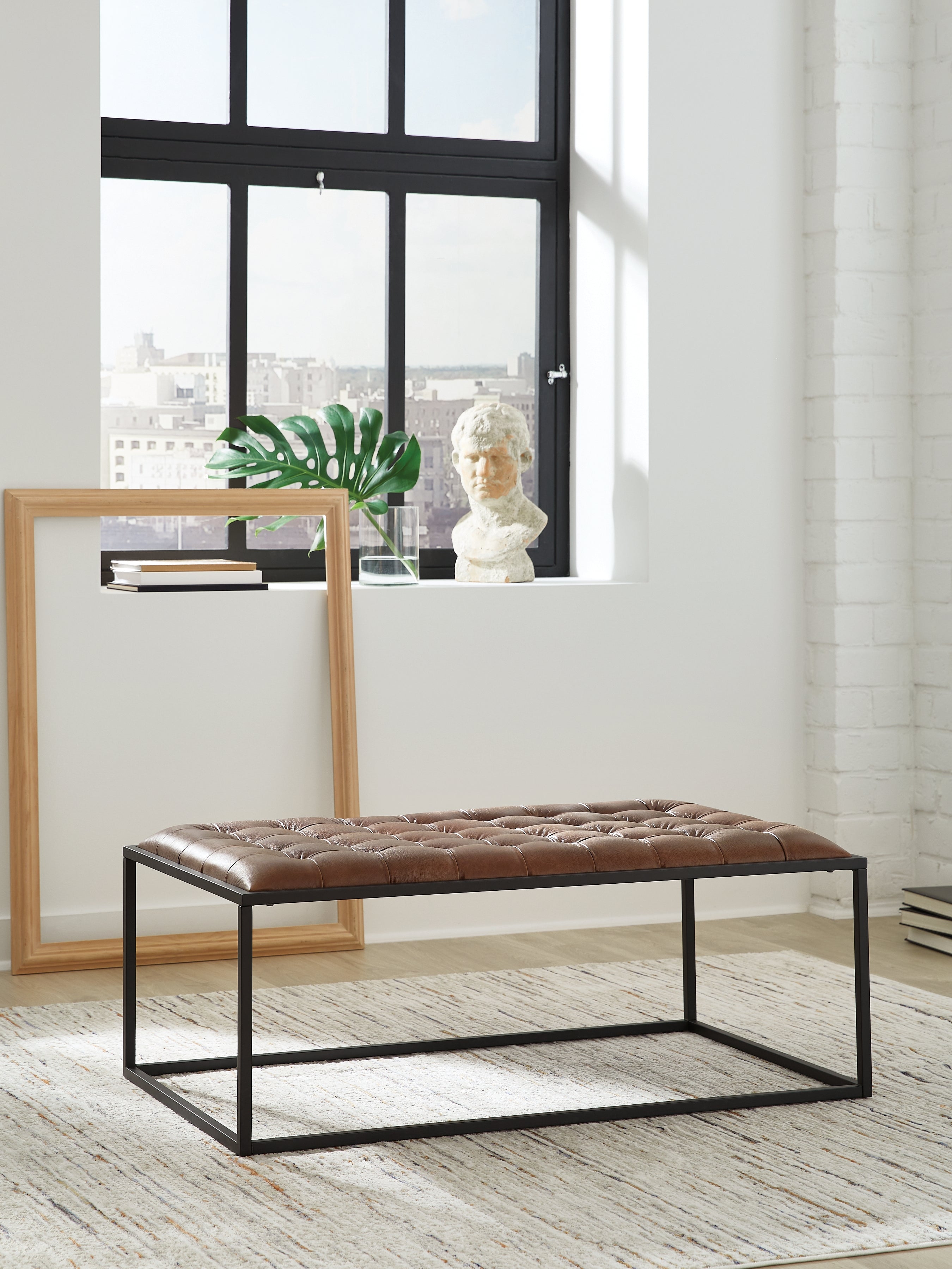 Tampa Furniture Outlet Lutz - Ashley Furniture - Junsor Living Room - Cocktail Ottoman - A3000826