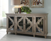 Tampa Furniture Outlet Lutz - Ashley Furniture - Fossil Ridge Accent Cabinet - Accent Cabinet / Gray - A4000037