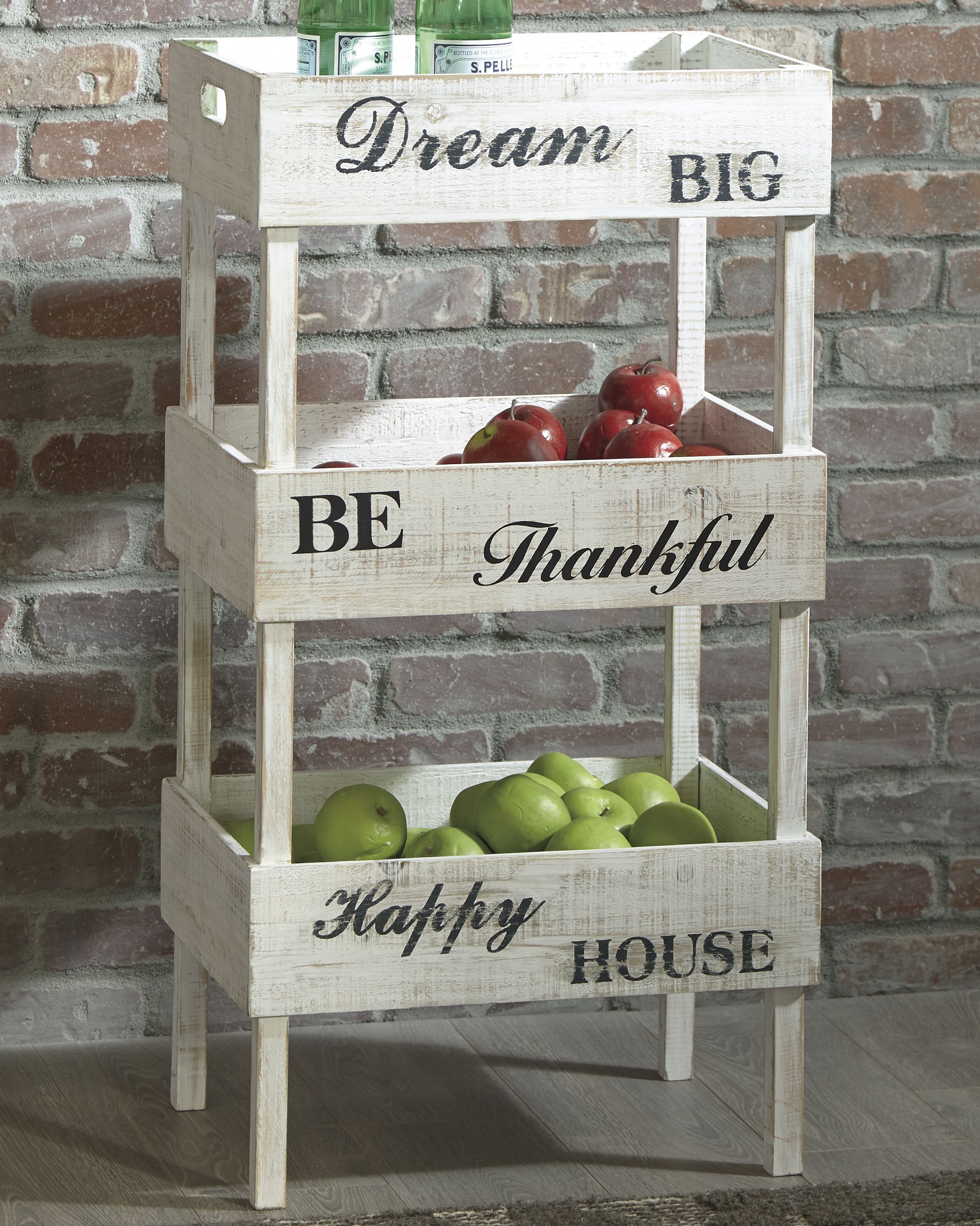 Tampa Furniture Outlet Lutz - Ashley Furniture - Yulton Bookcase - Storage Shelf / Antique White - A4000091