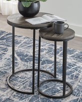 Tampa Furniture Outlet Lutz - Ashley Furniture - Briarsboro Accent Table (Set of 2) - Accent Table Set (Set of 2) / Black/Gray - A4000231