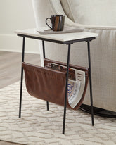Tampa Furniture Outlet Lutz - Ashley Furniture - Etanbury Accent Table - Accent Table / Brown/Black/White - A4000254