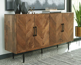 Tampa Furniture Outlet Lutz - Ashley Furniture - Prattville Accent Cabinet - Accent Cabinet / Brown - A4000308