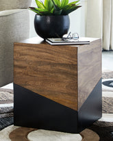 Tampa Furniture Outlet Lutz - Ashley Furniture - Trailbend Accent Table - Accent Table / Brown/Gunmetal - A4000311