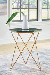 Tampa Furniture Outlet Lutz - Ashley Furniture - Engelton Accent Table - Accent Table / Green/Gold - A4000526