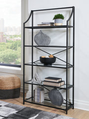 Tampa Furniture Outlet Lutz - Ashley Furniture - Dakerwell Bookcase - Bookcase / Antique Black - A4000557