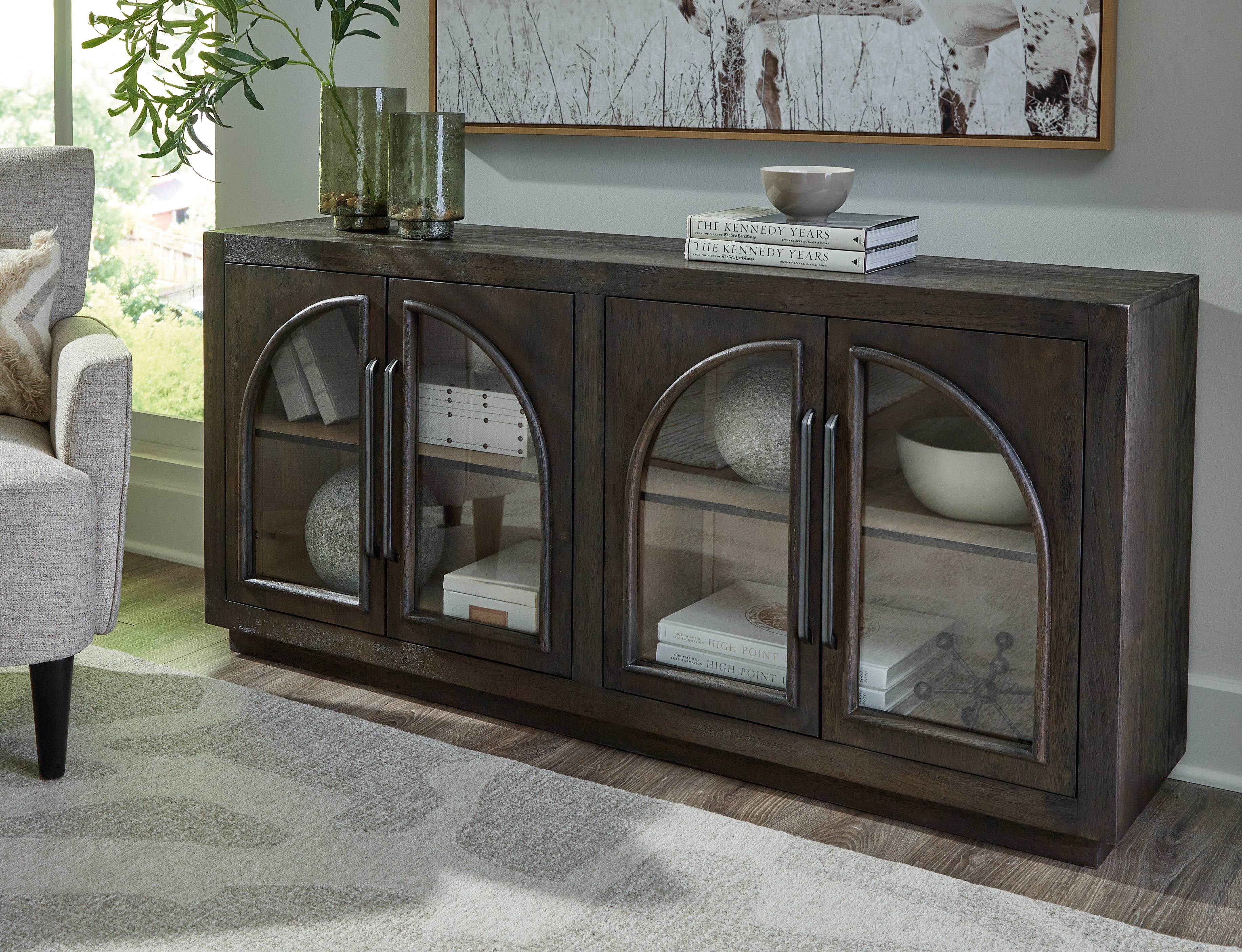 Tampa Furniture Outlet Lutz - Ashley Furniture - Dreley Accent Cabinet - Accent Cabinet / Grayish Brown - A4000586