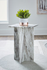 Tampa Furniture Outlet Lutz - Ashley Furniture - Keithwell Accent Table - Accent Table / Gray - A4000611