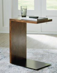 Tampa Furniture Outlet Lutz - Ashley Furniture - Wimshaw Accent Table - Accent Table / Brown/Black - A4000618