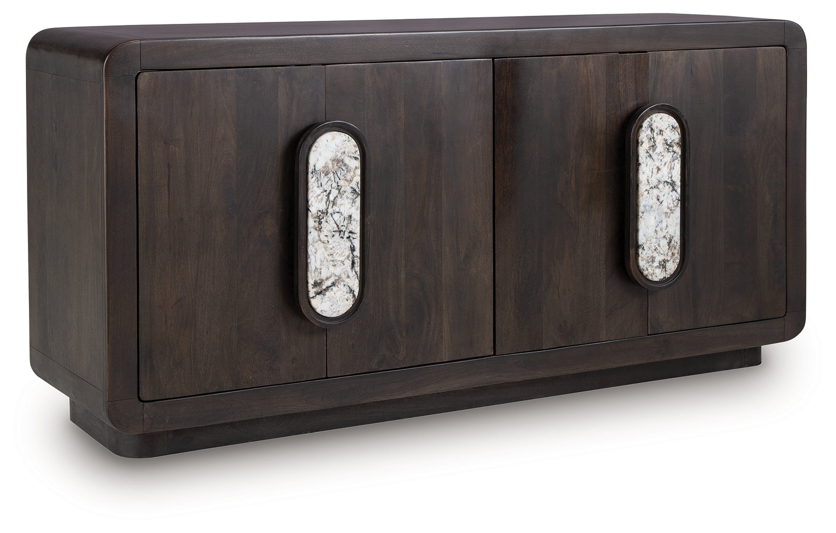 Tampa Furniture Outlet Lutz - Ashley Furniture - Elliston Accent Cabinet - Accent Cabinet / Espresso Brown - A4000683