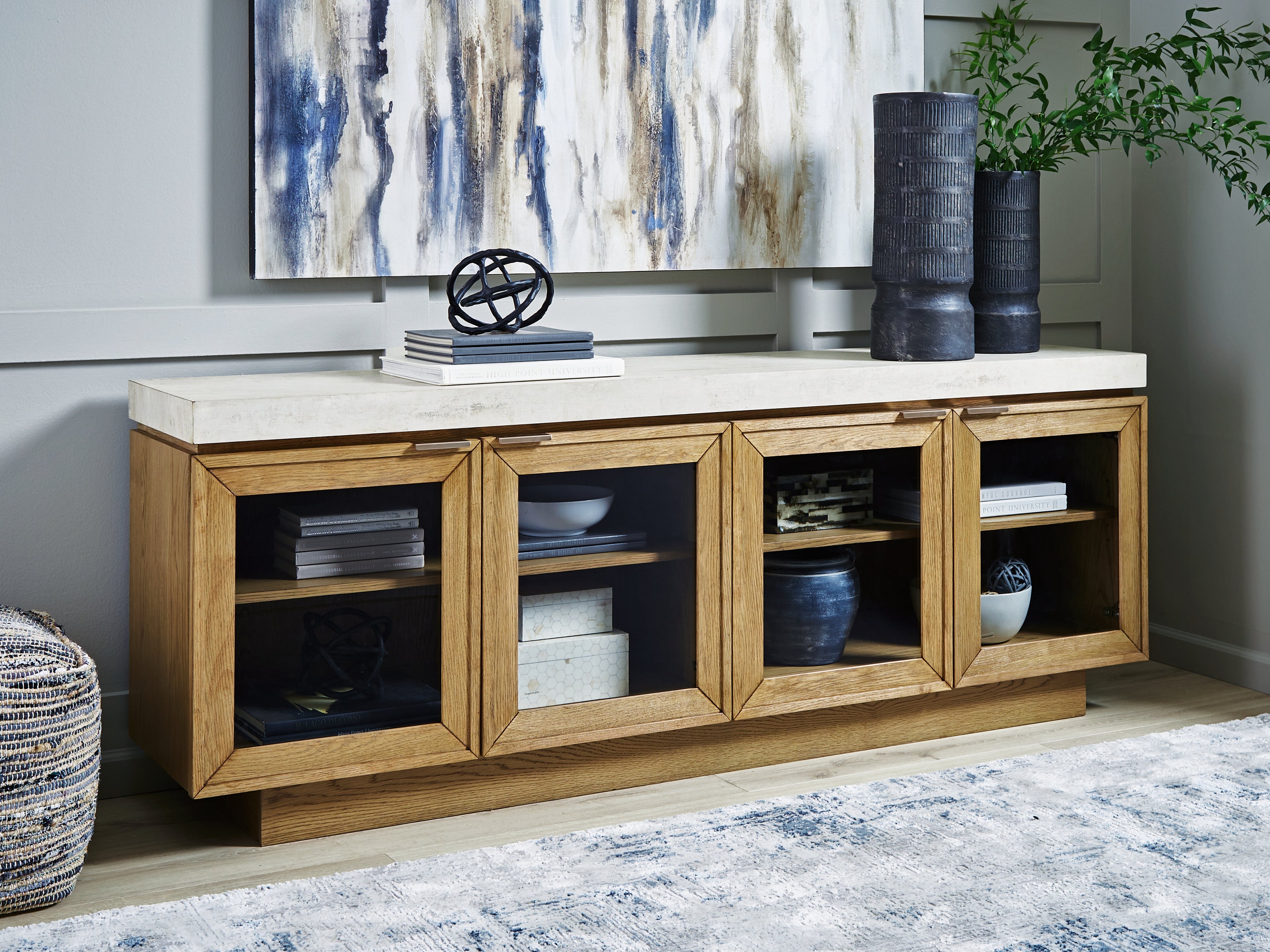 Tampa Furniture Outlet Lutz - Ashley Furniture - Adanworth Accent Cabinet - Accent Cabinet - A4000731