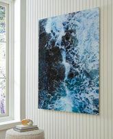 Tampa Furniture Outlet Lutz - Ashley Furniture - Clemick Wall Decor - Wall Art / Turquoise - A8000422