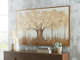Tampa Furniture Outlet Lutz - Ashley Furniture - Dalewick Wall Decor - Wall Art / Brown/Gray/Gold Finish - A8000448